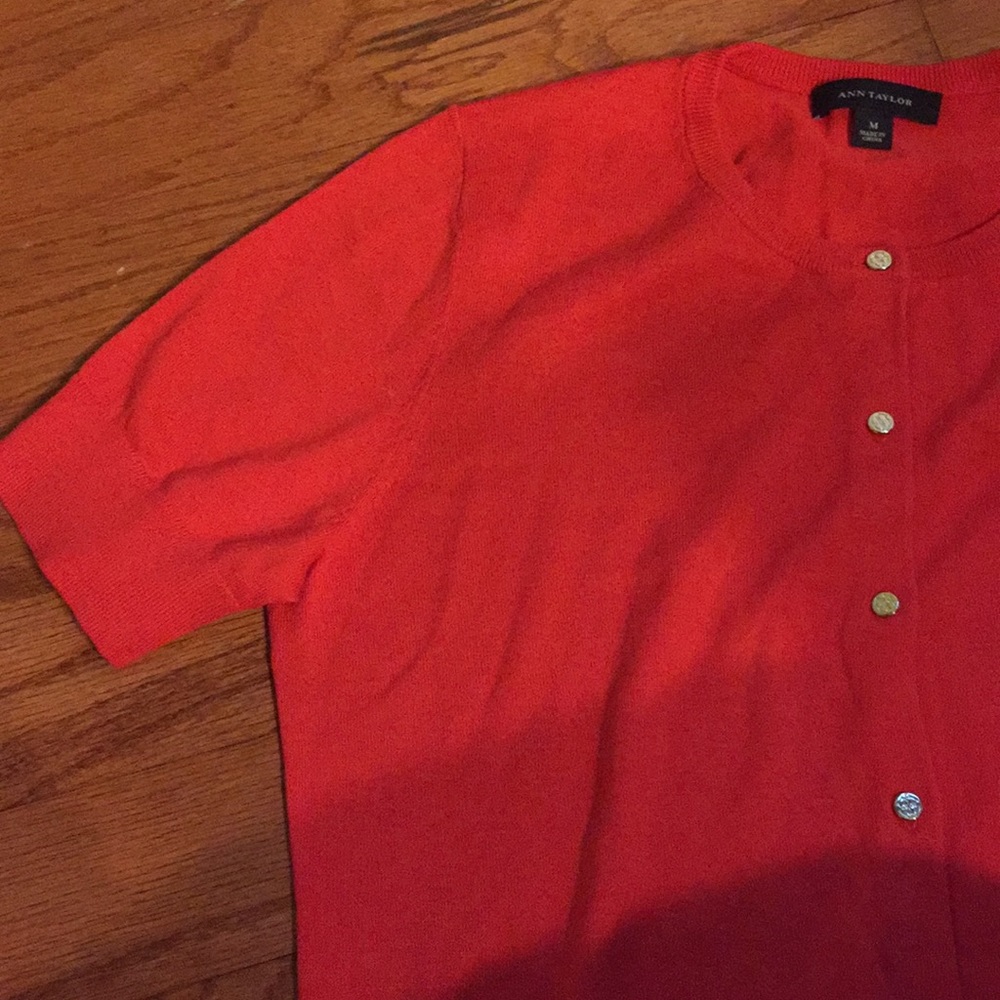 Ann Taylor short sleeve cardigan